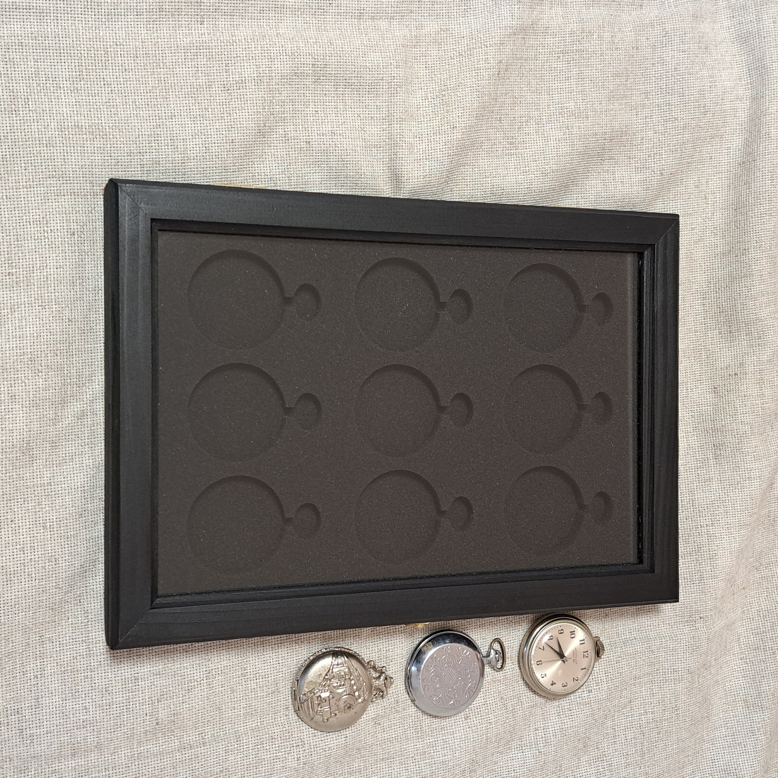Watch Display Case, Pocket Watch, Watch Box, Watch Stand, Wallmounted