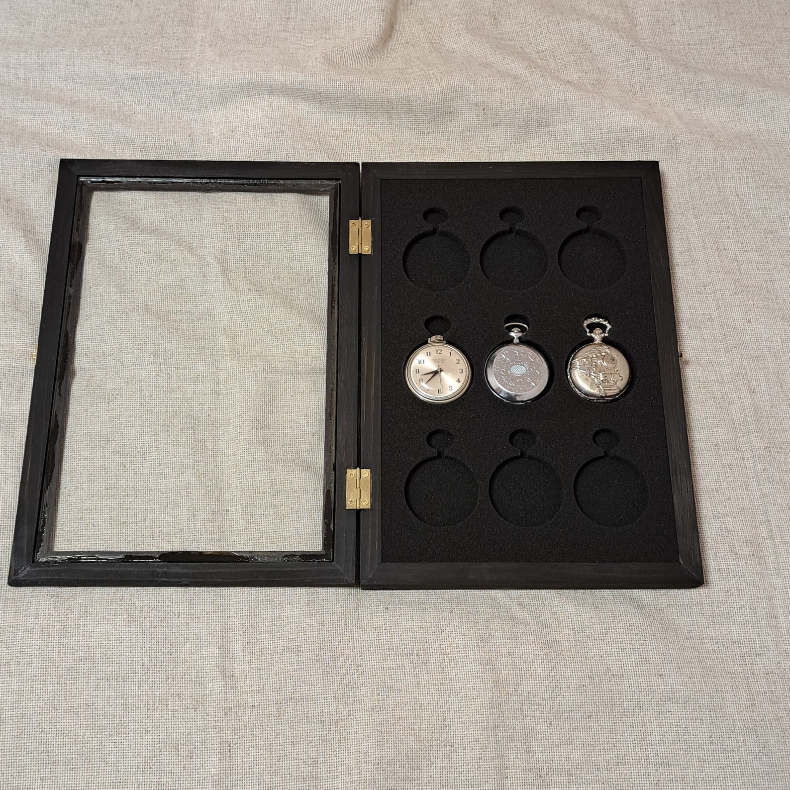 Watch Display Case, Pocket Watch, Watch Box, Watch Stand, Wallmounted