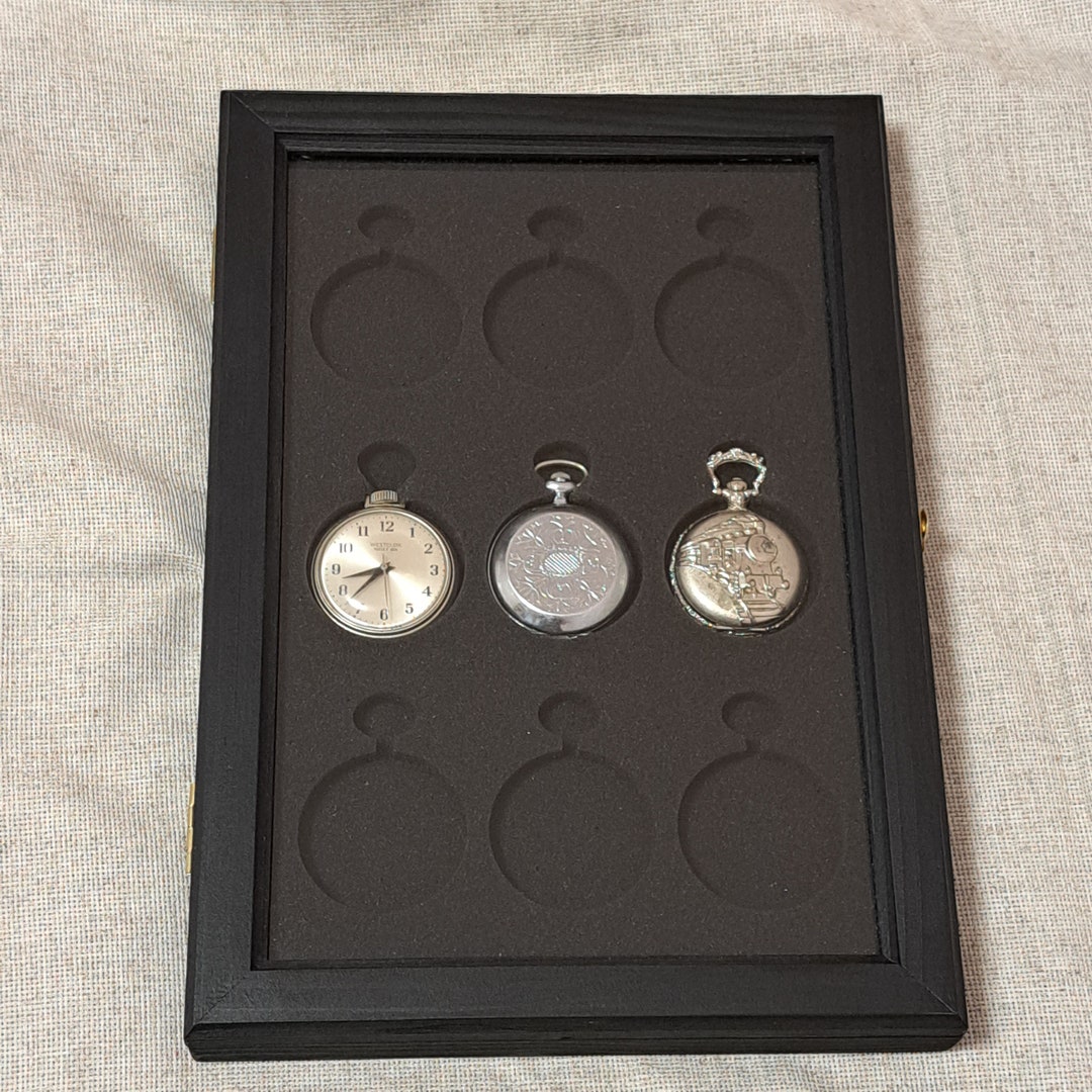 Watch Display Case, Pocket Watch, Watch Box, Watch Stand, Wallmounted