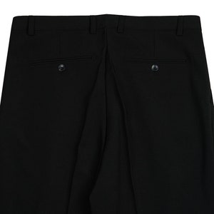 Basic Overfit Men's Suit Pants in Black Color / Dress Pleat Semi ...