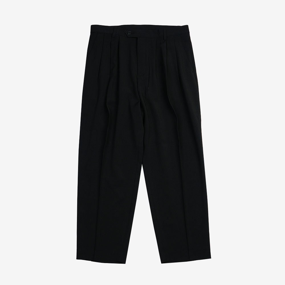 Basic Overfit Men's Suit Pants in Black Color / Dress Pleat Semi ...