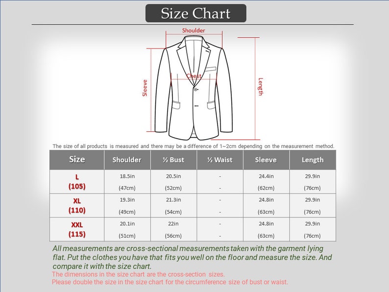 Classic 2-piece Men's Besic Overfit Double Breasted Suit Jacket and ...