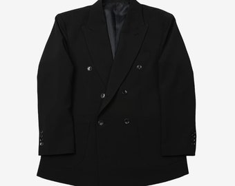 クラシックフィット 3ピース メンズ ベーシック ダブルブレスト スーツ