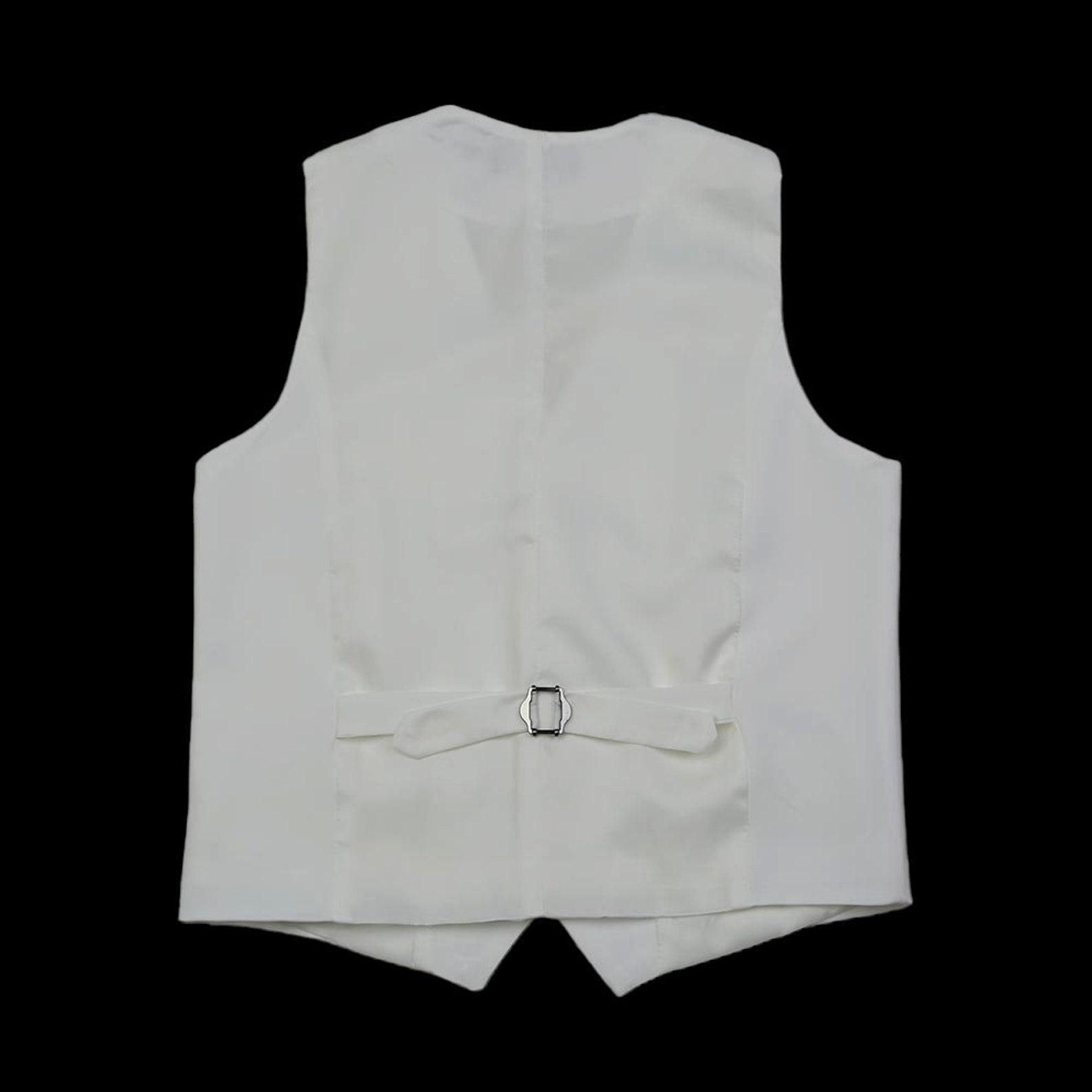 Mens Classic 5 Button Suit Vest in Burgundy main image 1
