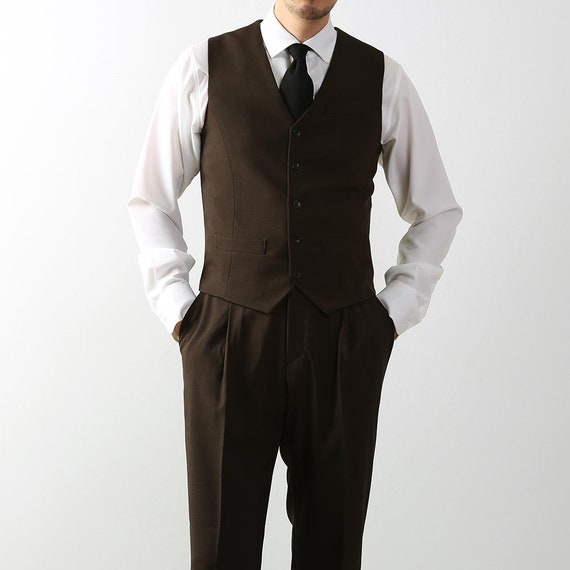 brown dress vest Veronica Beard linen-blend Hartwell Waistcoat - Brown
