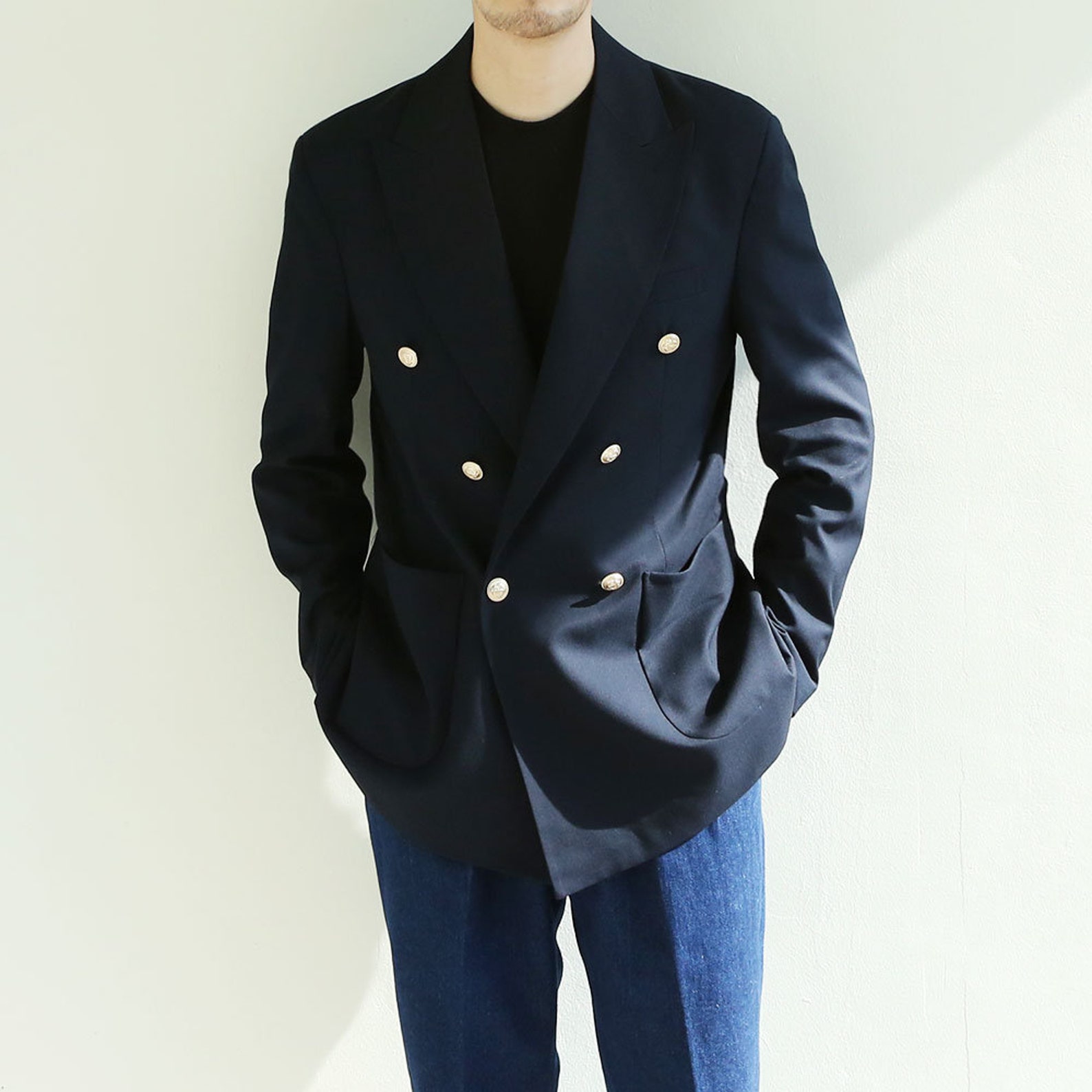 Mens Double Breasted Suit - Gold Suit main image 1
