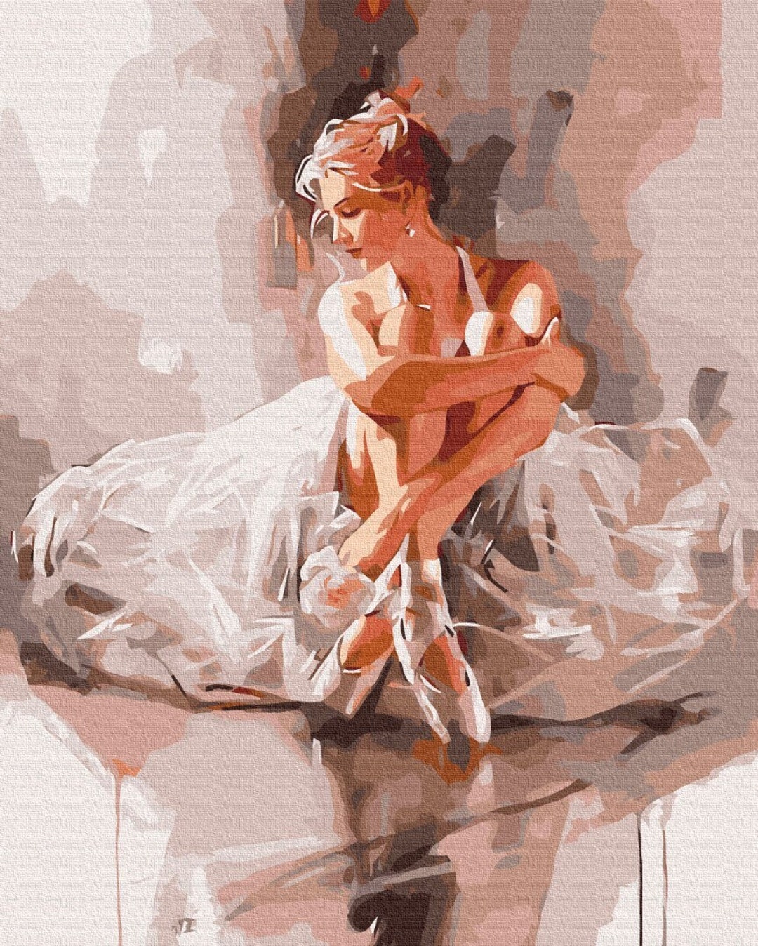 Peinture Numero Adulte Danseuse De Ballet Numero D Art Peinture