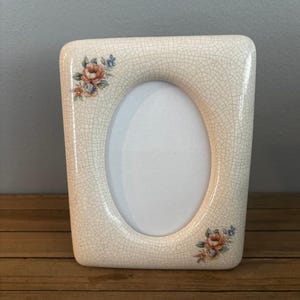 Vintage Ceramic Picture Frame