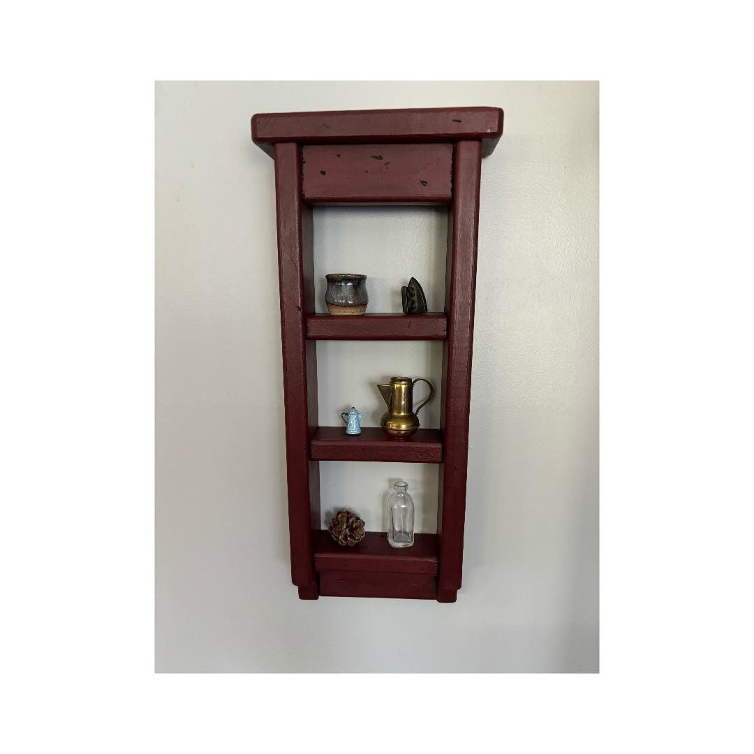 Hand Painted Wall Shelf for Miniatures, Collectables - Etsy