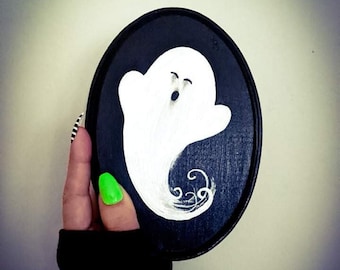 Handpainted Ghost Sign ~ BOO!~