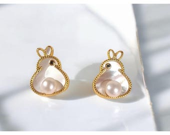 [LLOYD] 14K☆Rabbit Pearl Earrings 20230113_130028.jpg?auto=