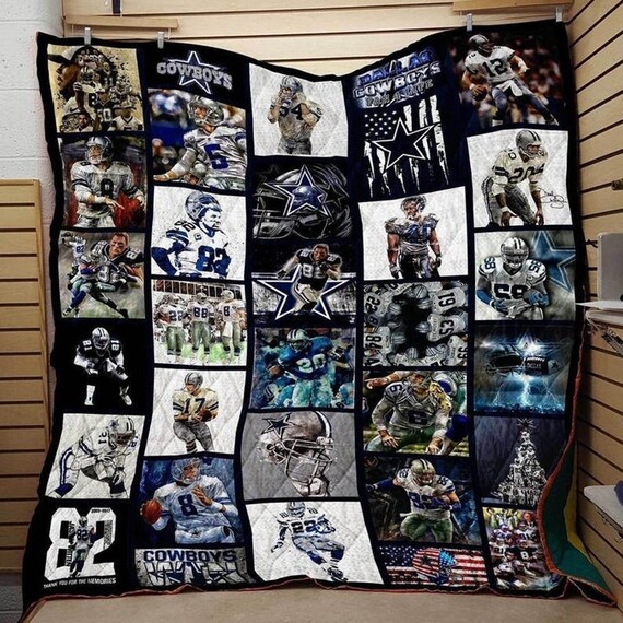 Dallas Cowboys Fan For Life Blanket Cowboys Win Blanket Etsy