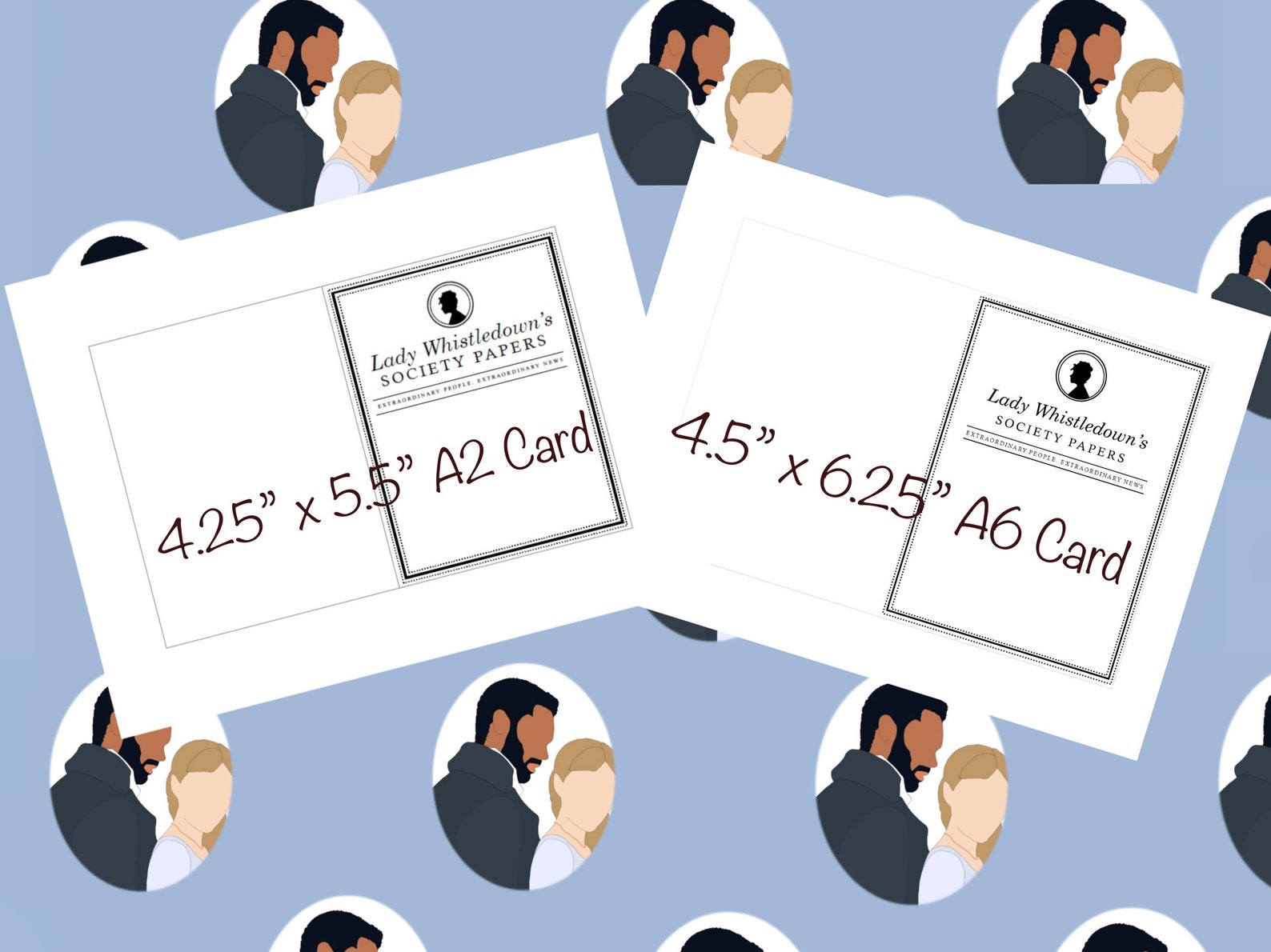 Card Editable Printable Lady Whistledown Digital Download - Etsy