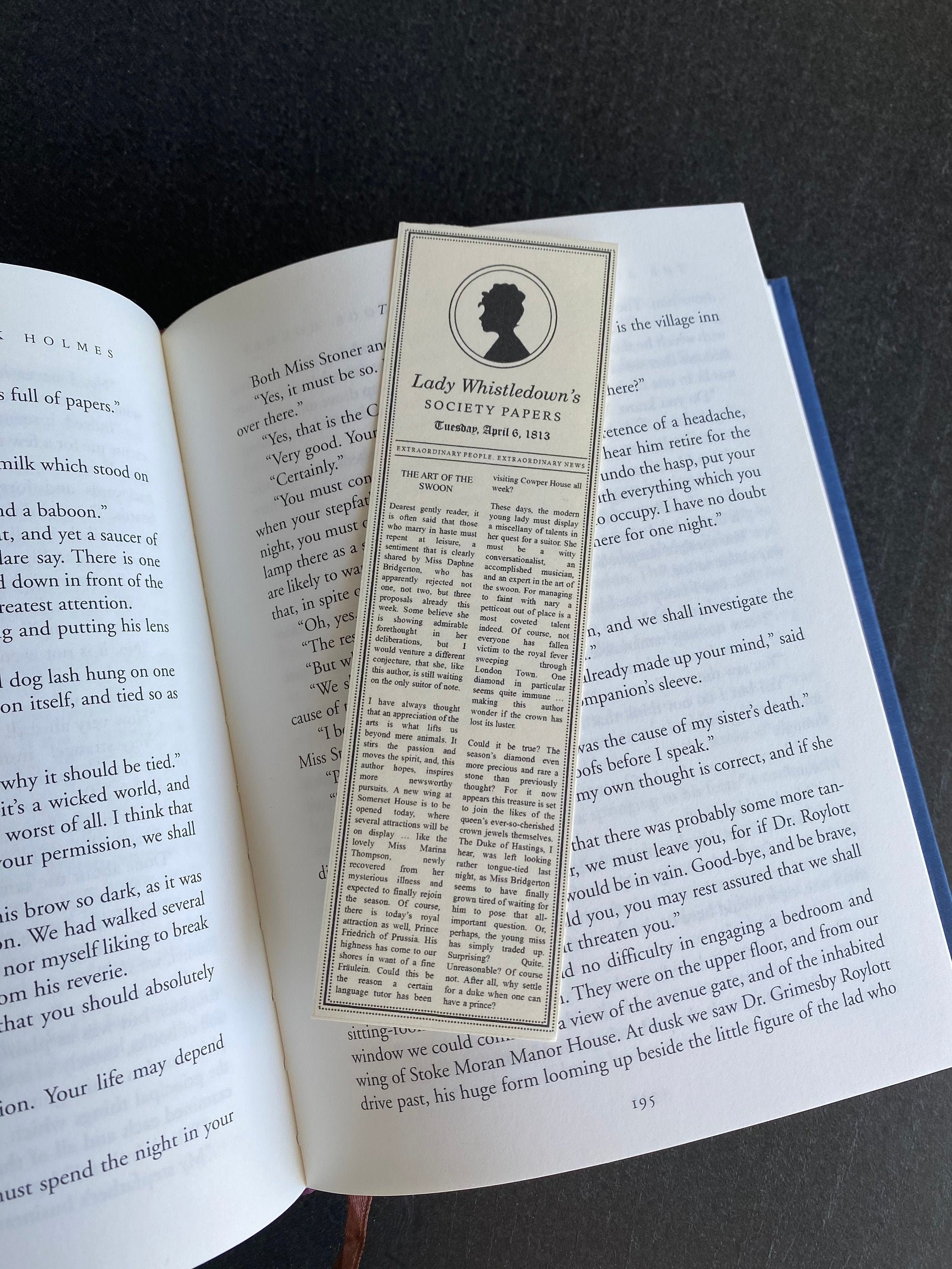 8 Bookmarks Lady Whistledown Society Papers Printable | Etsy