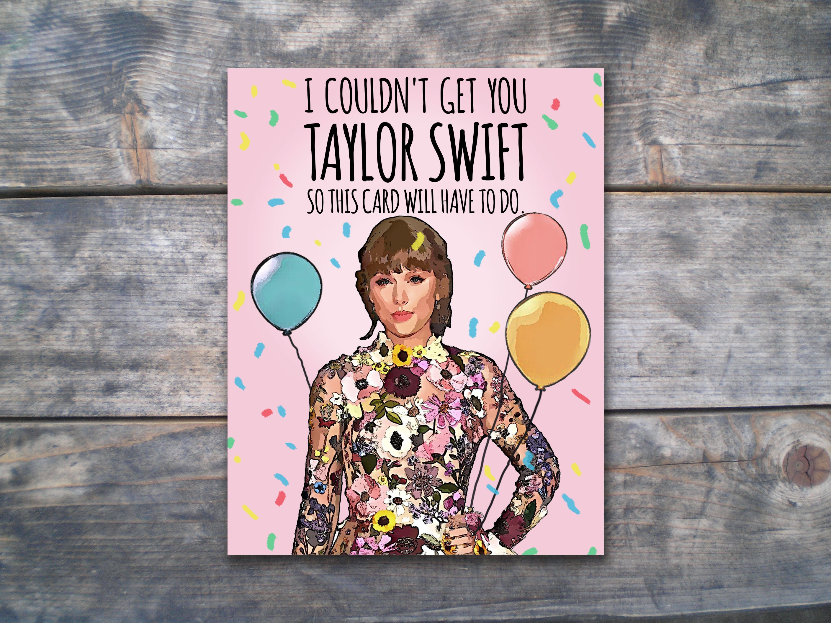 Taylor Swift Birthday Card Printable