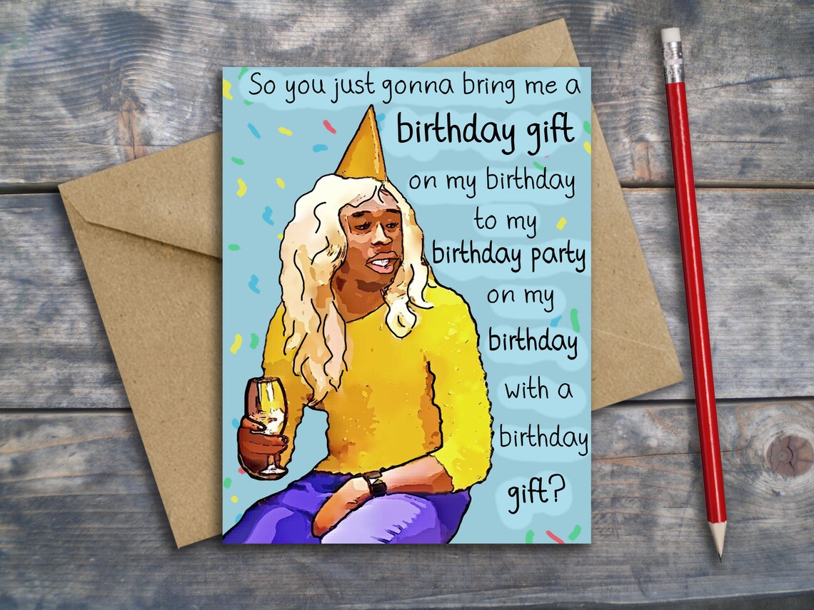 Tyler the Creator Birthday Card Greeting Card and Postcard - Etsy