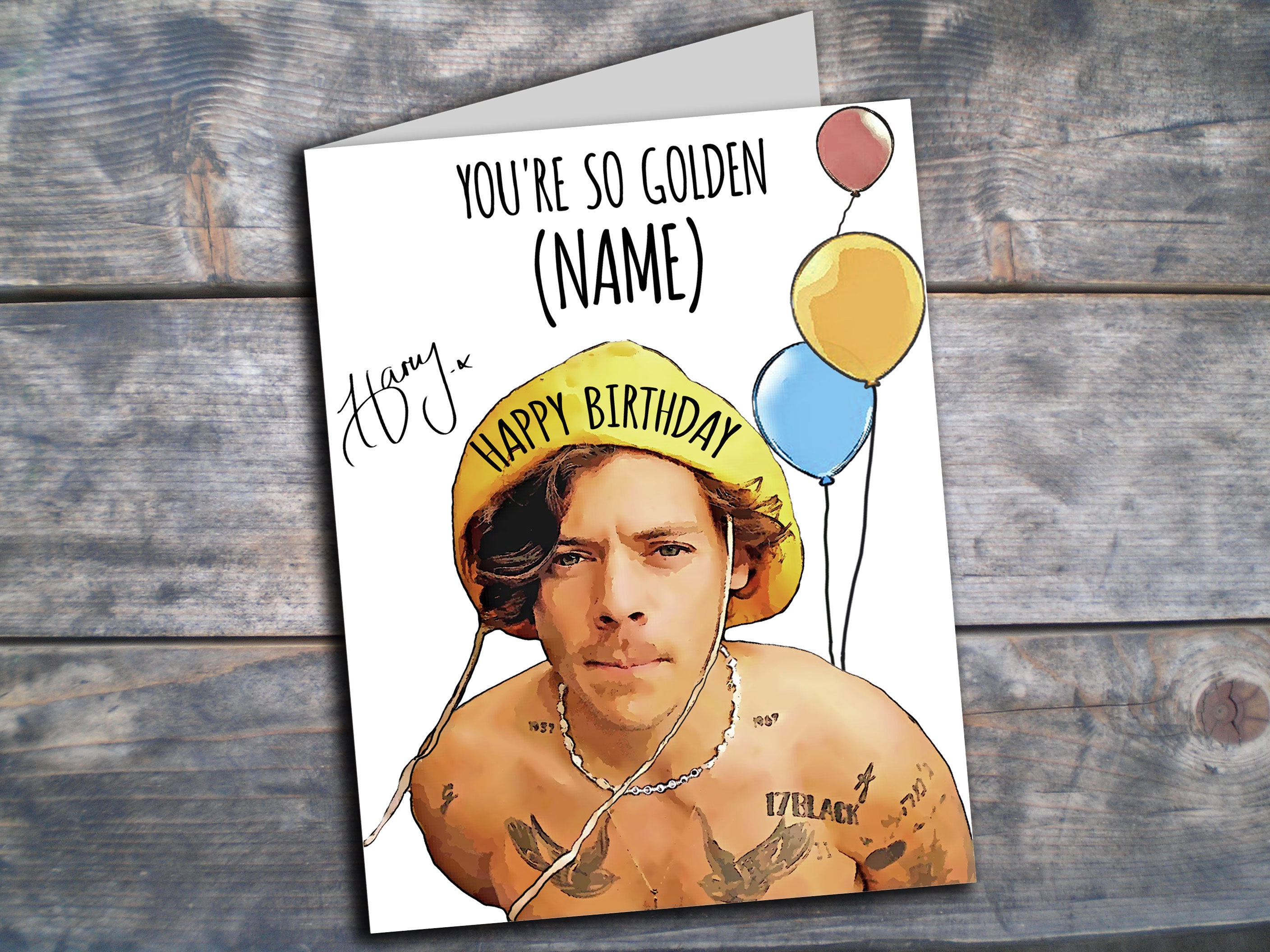 harry-styles-birthday-card-personalized-harry-styles-custom-etsy