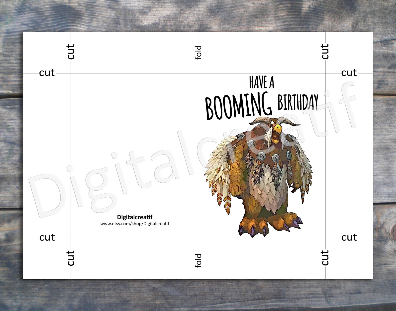 World of Warcraft Birthday Card Printable Birthday Gift for | Etsy