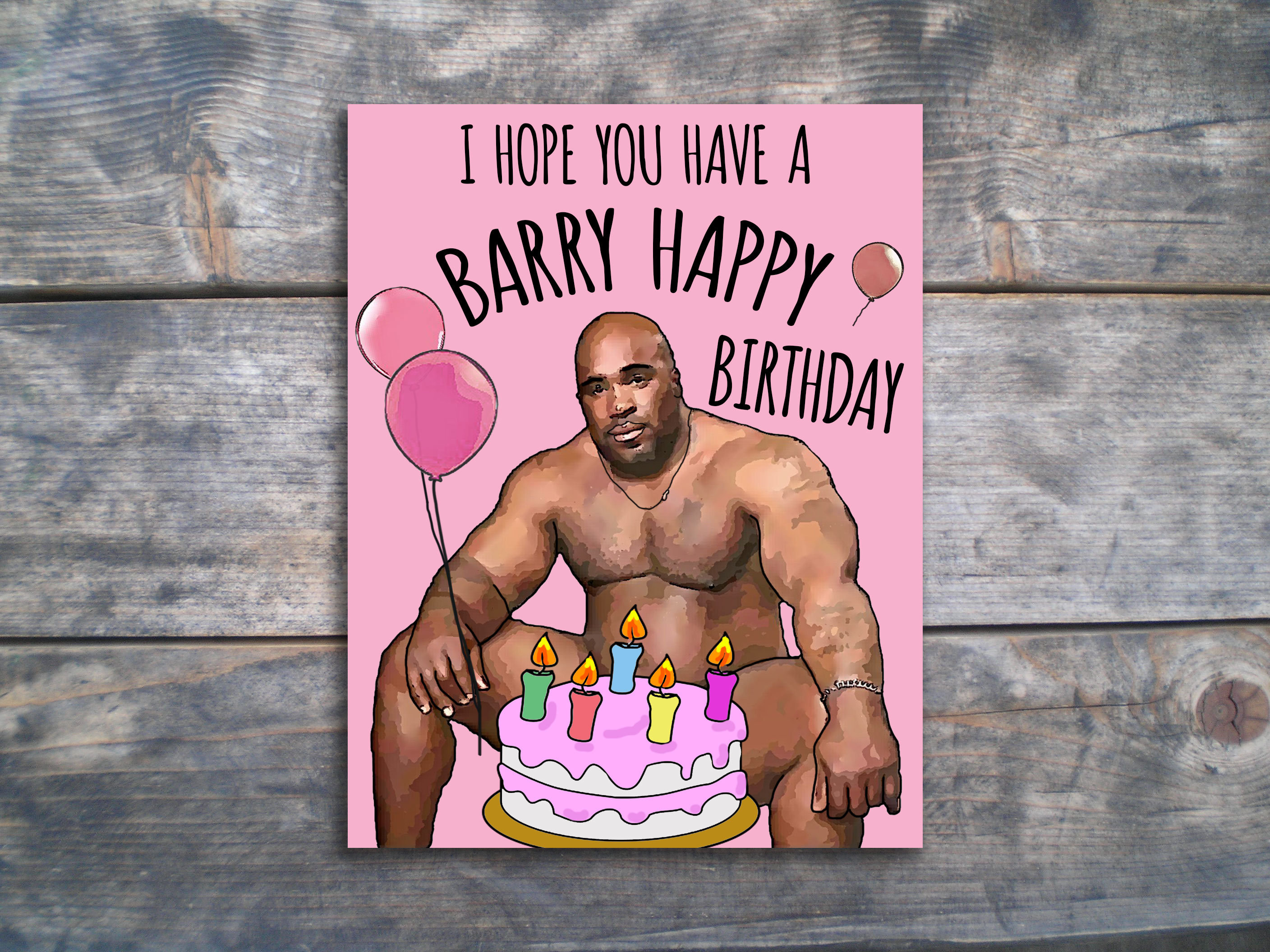 Birthday Card Barry Woods Meme Birthday Card Printable Wood - Etsy Hong Kong