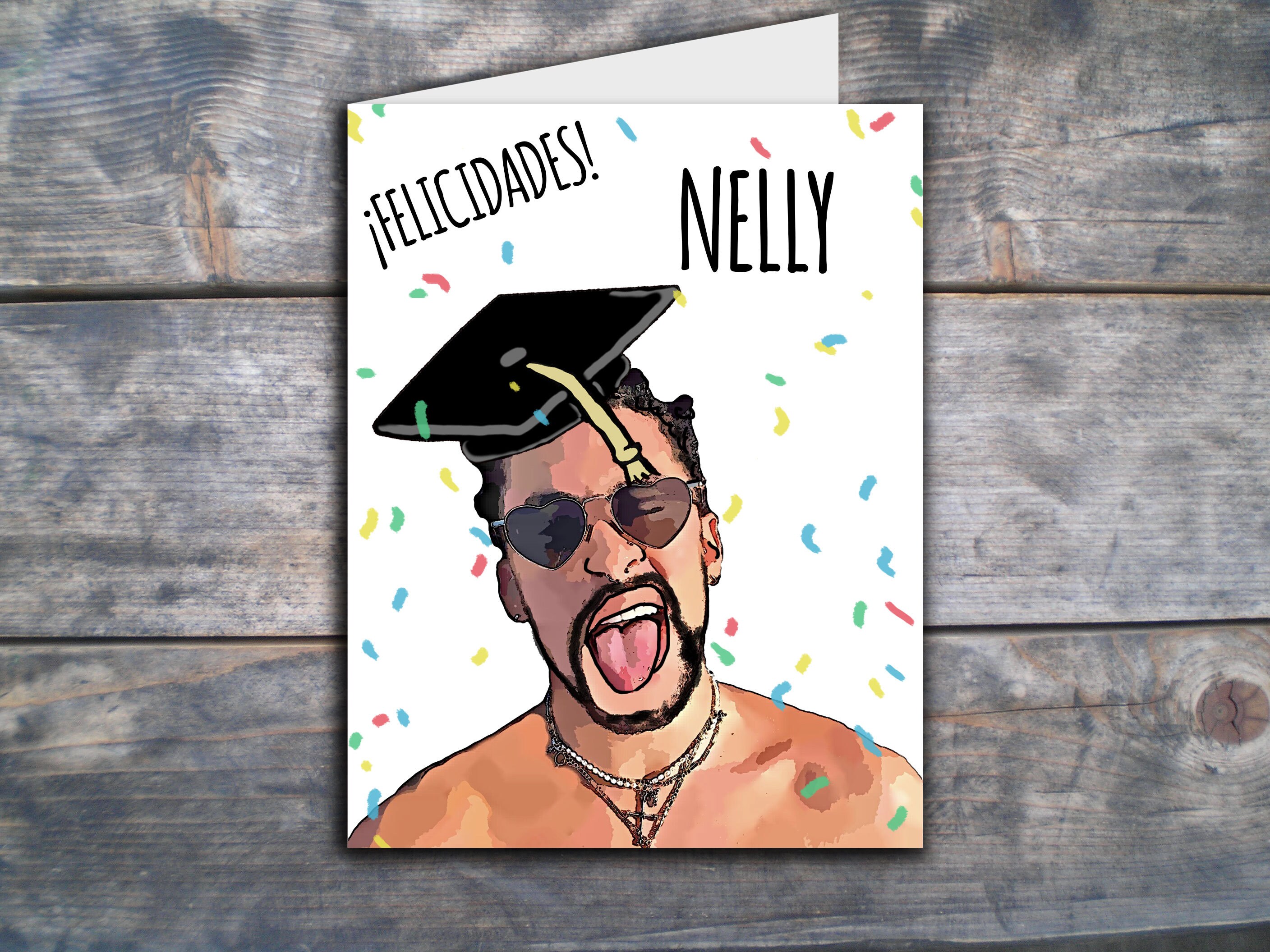 Personalized Bad Bunny Graduation Card Bad Bunny Card Etsy