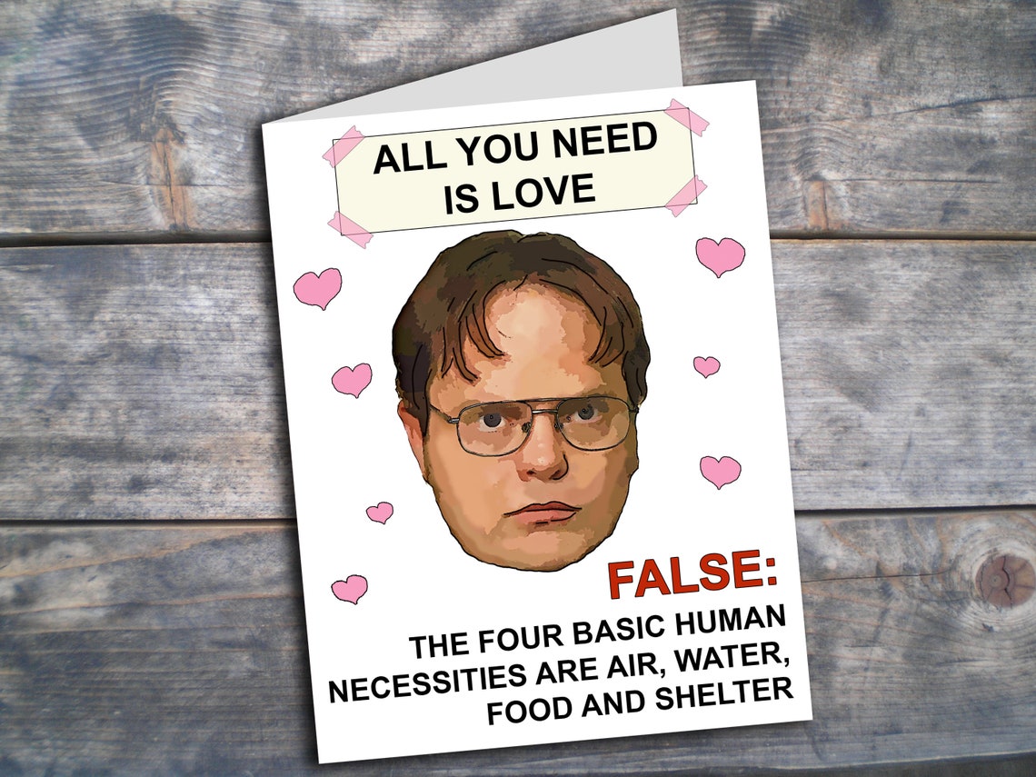 The Office Anniversary Card Printable Funny Romantic Love Gift Etsy