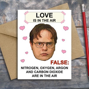 The Office Valentine's Card Printable Funny Valentines - Etsy