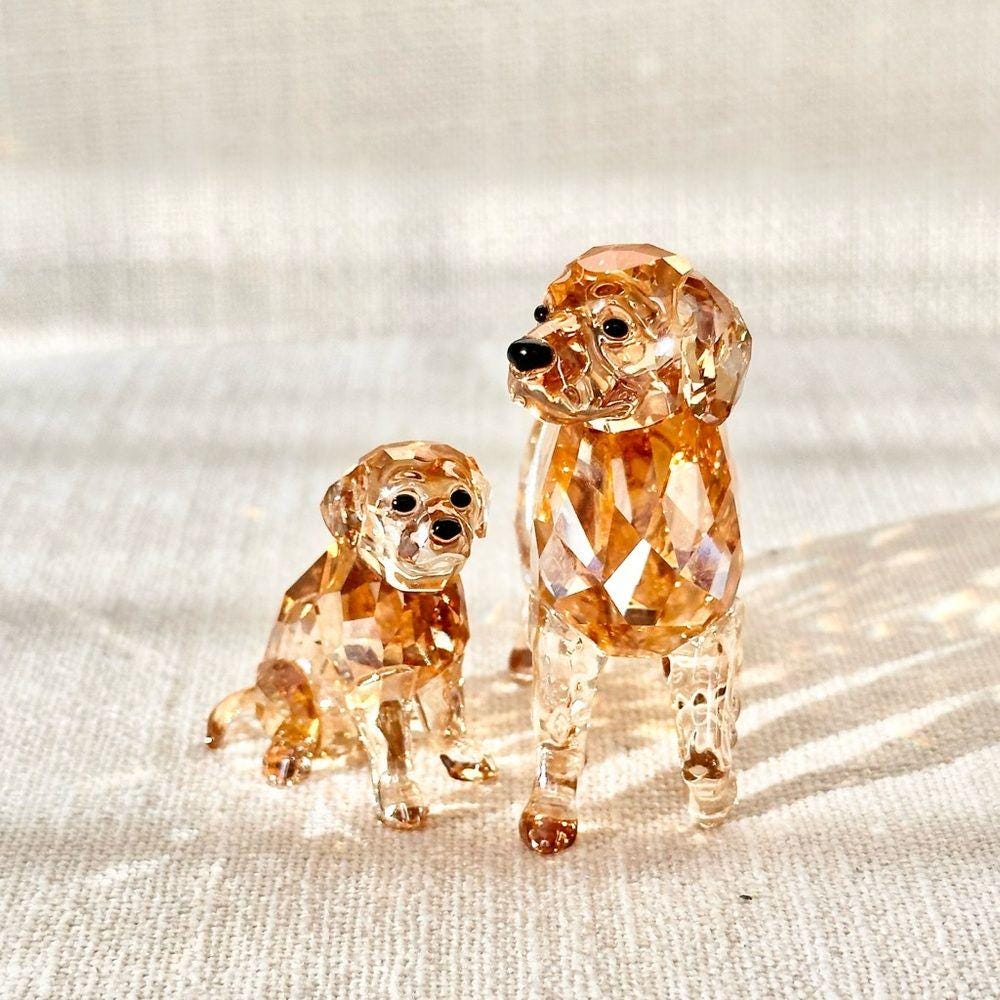 Swarovski Crystal Golden Retriever - Etsy