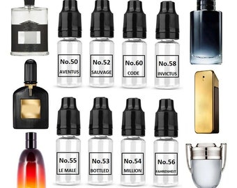 Men's Perfume Scents - 10ml Refill For Car Air Freshener Oil Diffuser -10ml