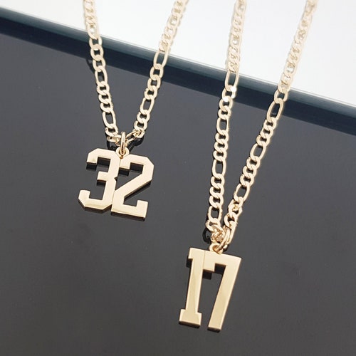 Sport Number Necklace Number Necklace 