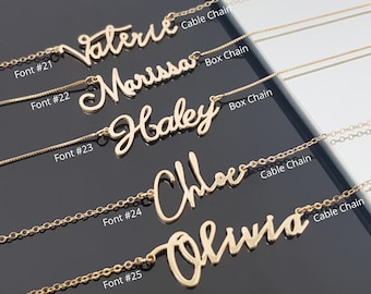 Customize Name Necklace, Custom Any Name/Text, Name Necklace for Women, Name Necklace for Girl, Personalized Womens Day Gift For Her