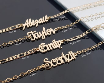 Personalized Name Bracelet or Anklet, Customized Name Bracelet/Anklet, Nameplate Bracelet And Anklet, Any Name/Word Bracelet or Anklet Gift