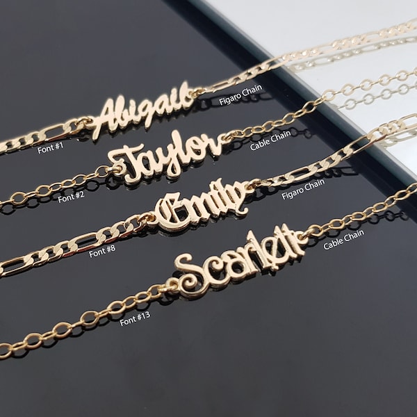 Personalized Name Bracelet or Anklet, Customized Name Bracelet/Anklet, Nameplate Bracelet And Anklet, Any Name/Word Bracelet or Anklet Gift