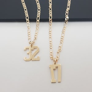 Sport Number Necklace, Number Necklace, Number Year Necklace, Custom Lucky Pendant Customize Necklace With Number, Sport Lover Gifts For Men image 4