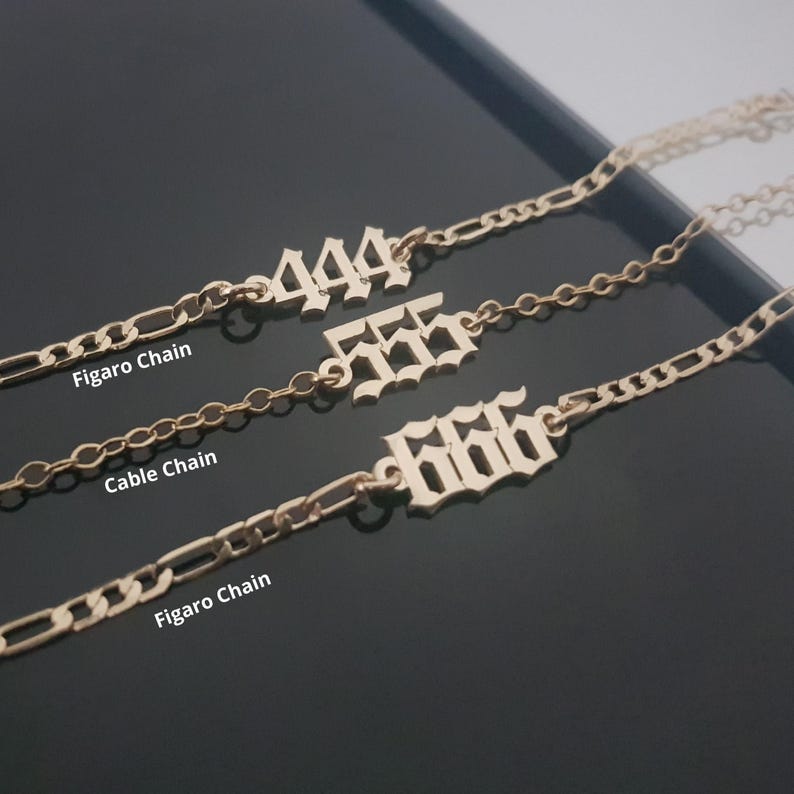 Angel Numbers Bracelet/Anklet, Angel Numbers, Angel Number Bracelet Personalized, Lucky Number Bracelet/Anklet, Angel Number Pendant image 4