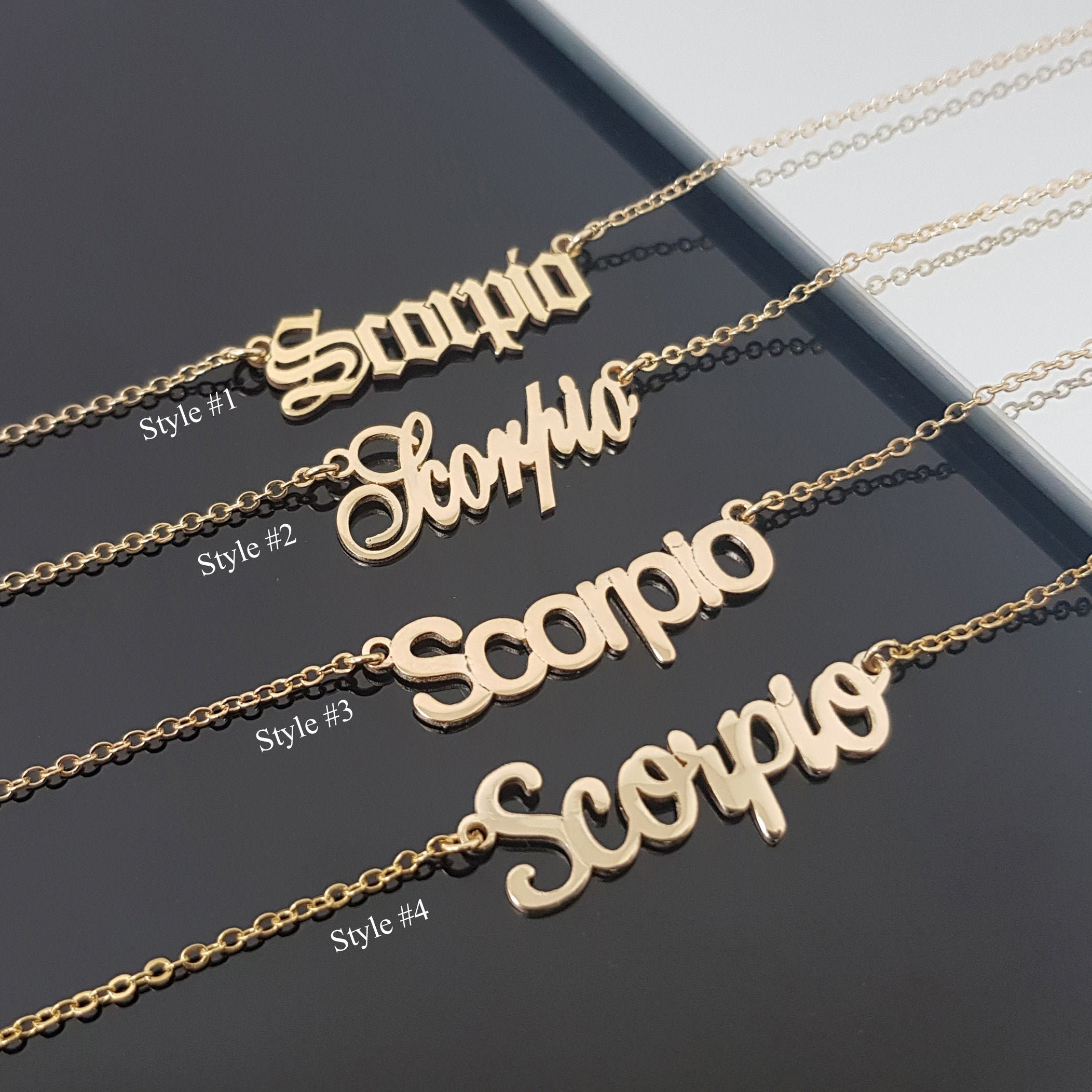 Scorpio Necklace Etsy