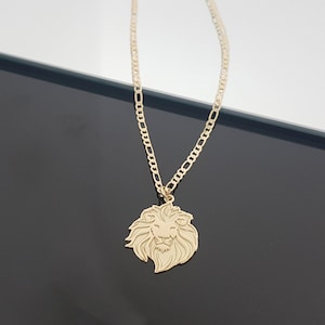 Lion Necklace, Lion Head Necklace, Lion Necklace Pendant, Lion Necklace Gold, Lion Necklace Silver, Lion Necklace Men, Leo Necklace