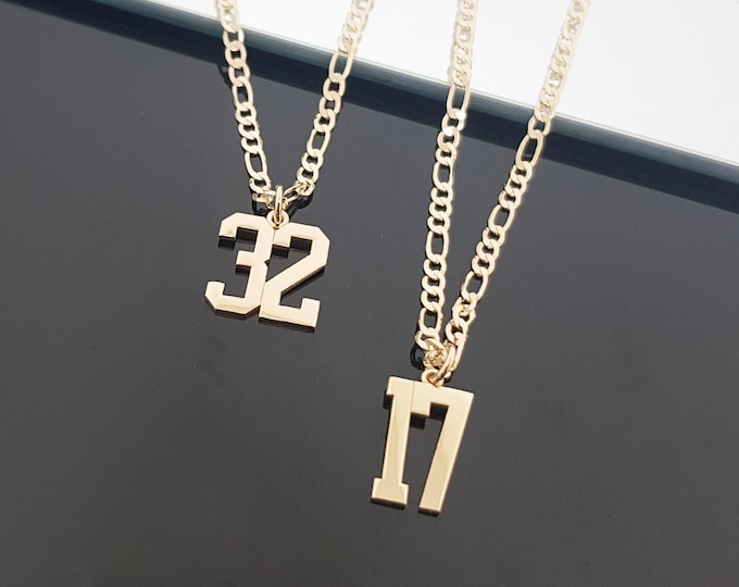 Sport Number Necklace, Number Necklace, Number Year Necklace, Custom Lucky Pendant Customize Necklace With Number, Sport Lover Gifts For Men