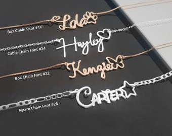 Collana con nome per bambini, gioielli personalizzati per bambini, collana con nome per bambina, collana con nome per bambino, collana con nome per neonato, collana con nome per bebè