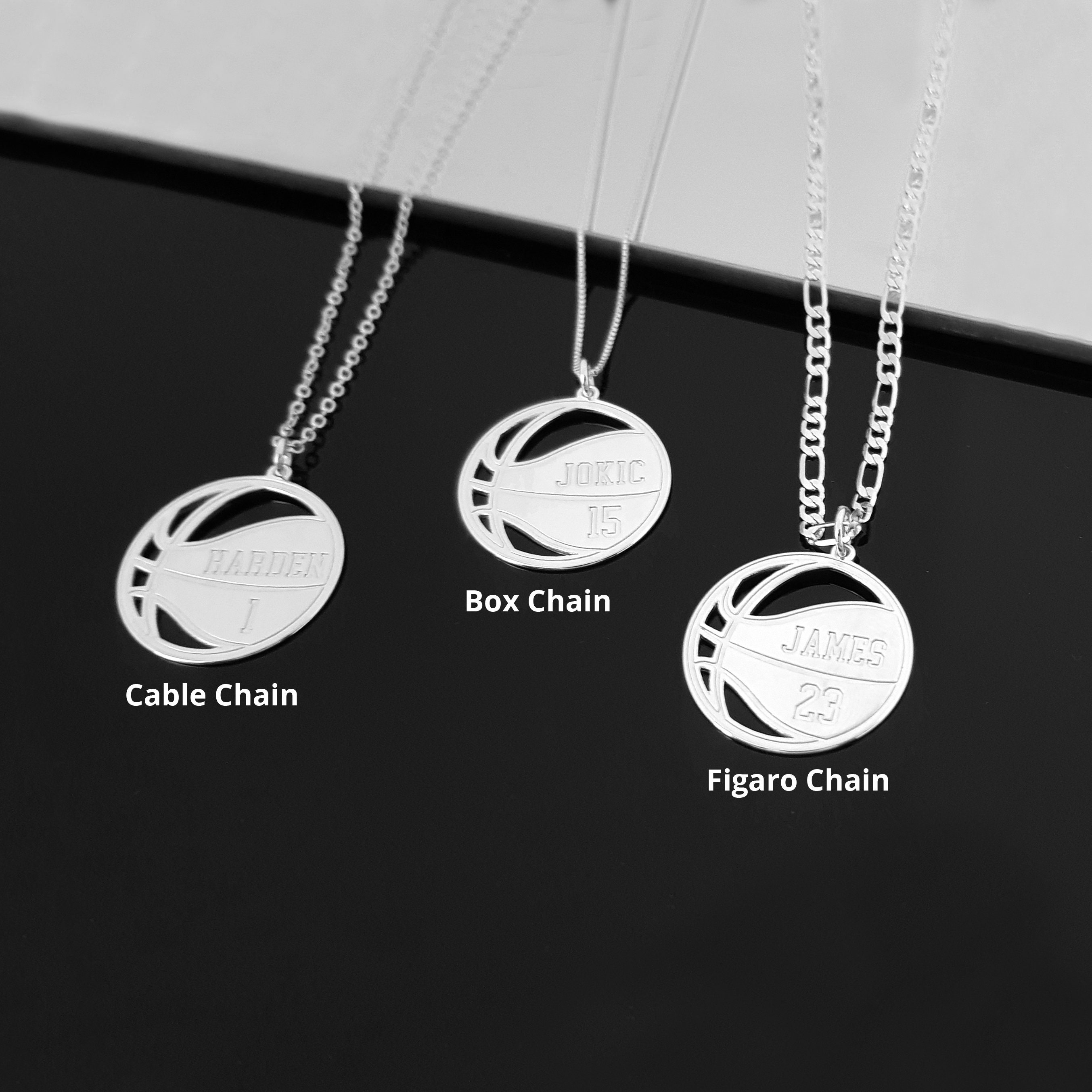 Custom Basketball Necklace, Basketball Necklace Personalized, Basketball Coach Gift, Basketball Player Gift, Basketball Pendant, Number Gift