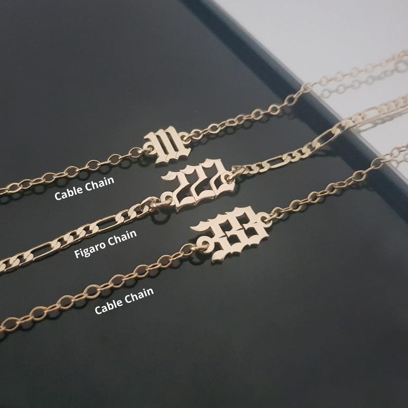 Angel Numbers Bracelet/Anklet, Angel Numbers, Angel Number Bracelet Personalized, Lucky Number Bracelet/Anklet, Angel Number Pendant image 3
