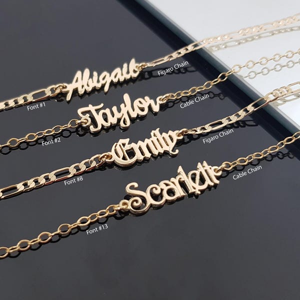 Personalized Name Bracelet or Anklet, Customized Name Bracelet/Anklet, Nameplate Bracelet And Anklet, Any Name/Word Bracelet or Anklet Gift