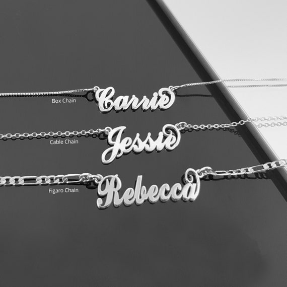 Carrie Name Necklace Customized Carrie 