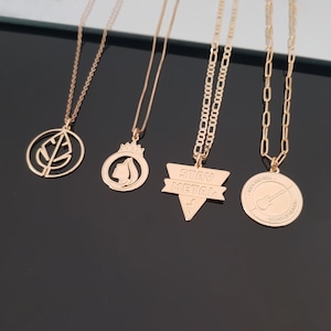 Company Logo Necklace, Cooperation Logo Necklace, Custom Special Jewelry, Personalized Logo Necklace, Portrait Necklace, Logo Necklace