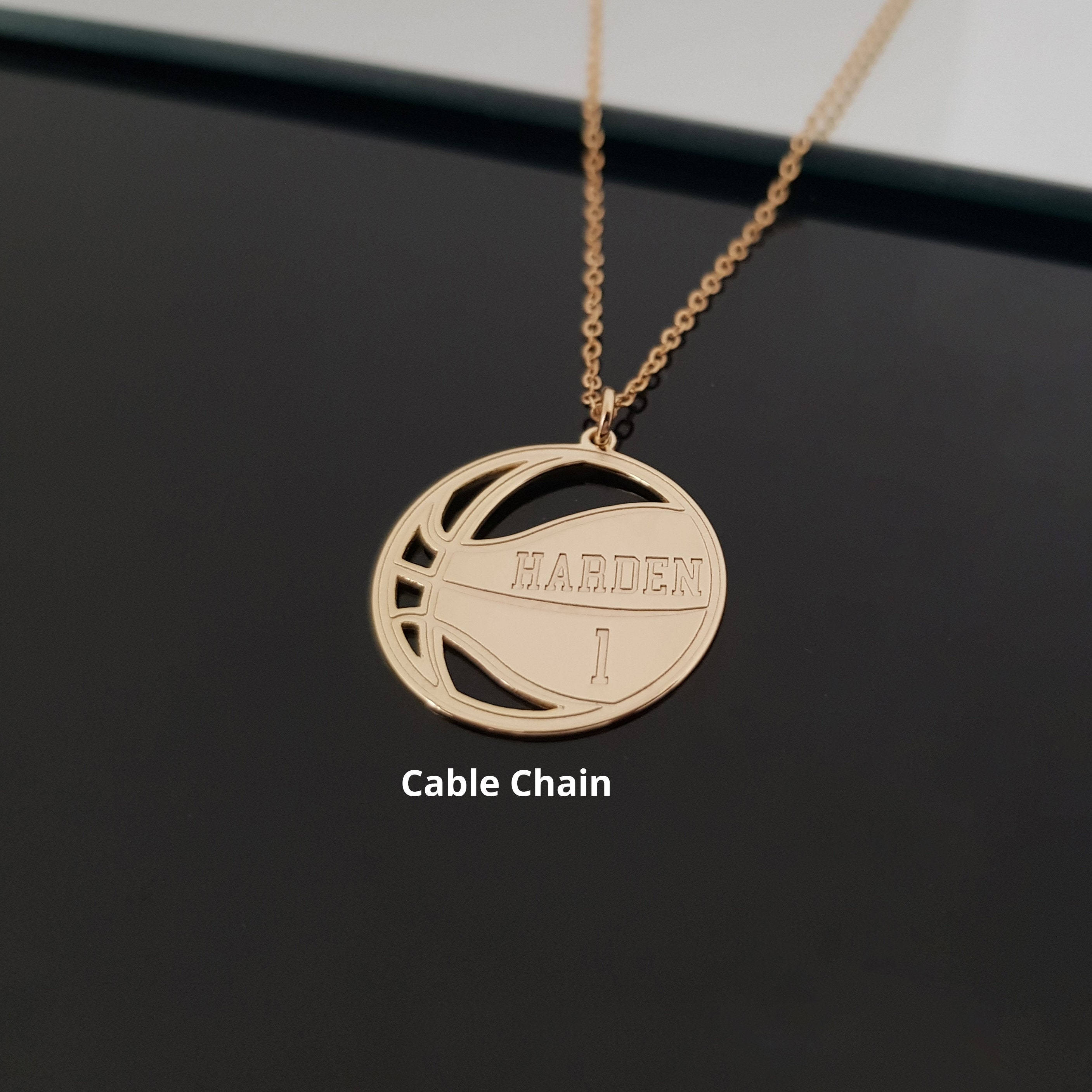 Custom Basketball Necklace, Basketball Necklace Personalized, Basketball Coach Gift, Basketball Player Gift, Basketball Pendant, Number Gift