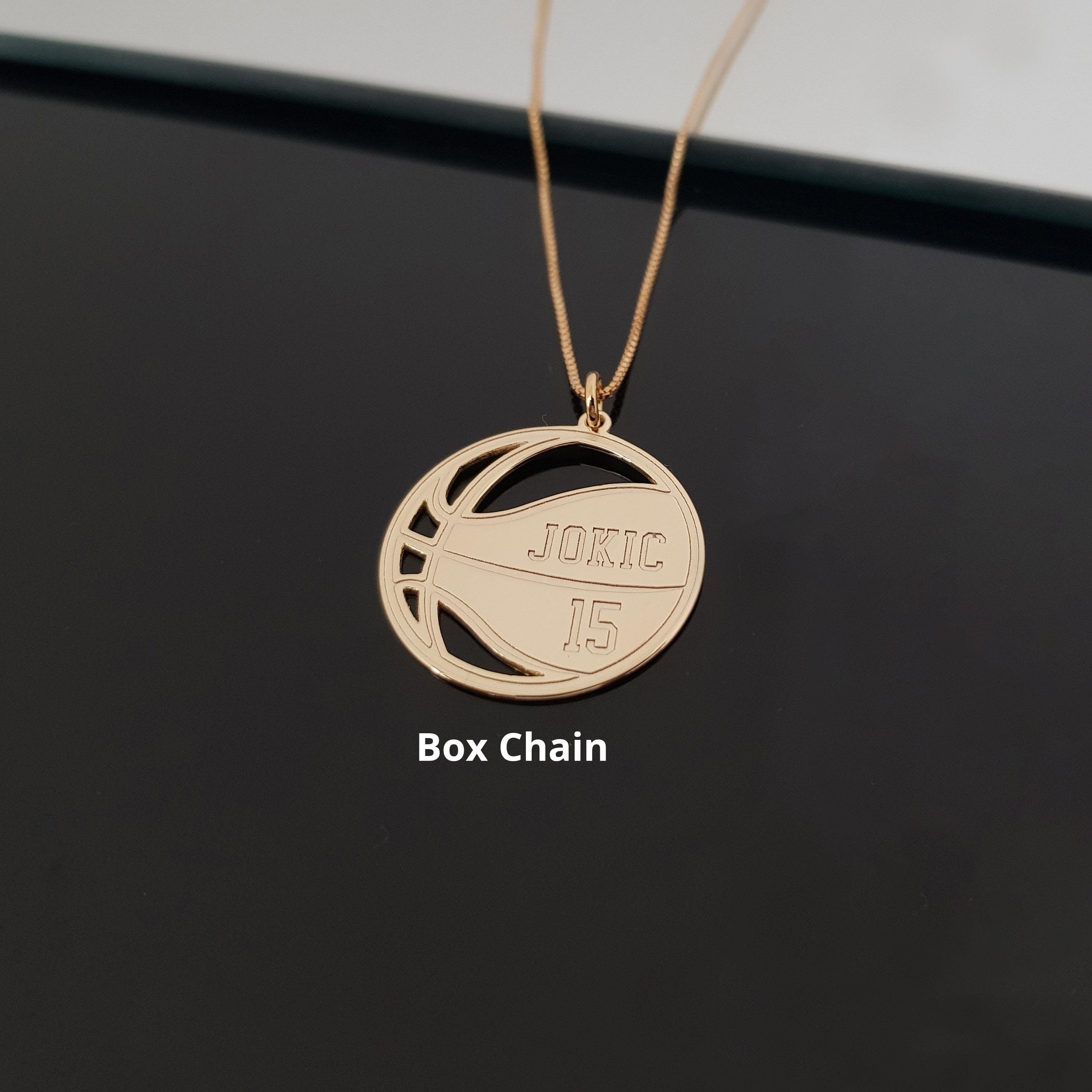Custom Basketball Necklace, Basketball Necklace Personalized, Basketball Coach Gift, Basketball Player Gift, Basketball Pendant, Number Gift