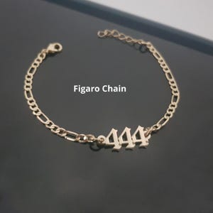 Angel Numbers Bracelet/Anklet, Angel Numbers, Angel Number Bracelet Personalized, Lucky Number Bracelet/Anklet, Angel Number Pendant image 6
