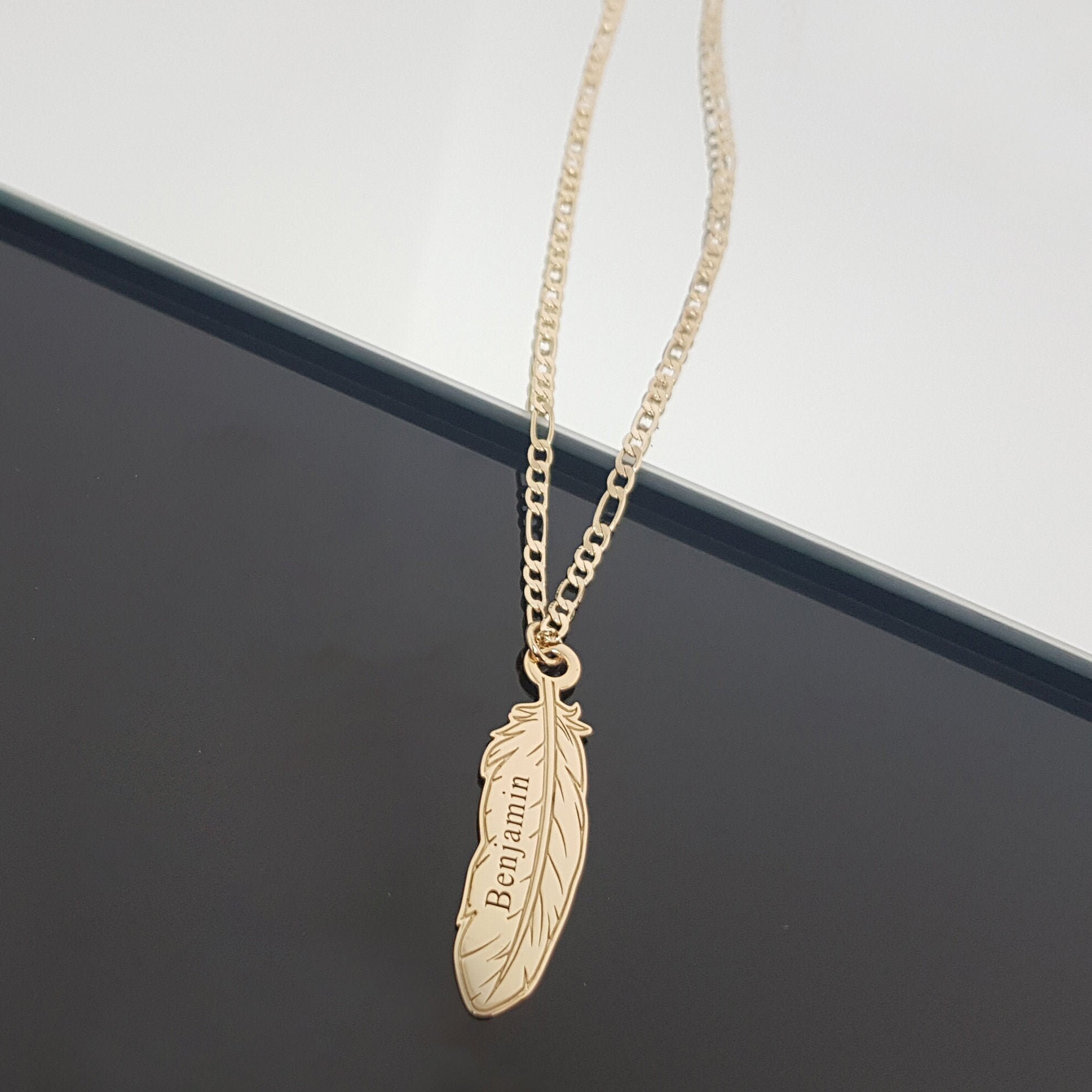 10PCS Men's Feather Necklace - Mens Feather Pendant - Men's Silver Necklace  | eBay