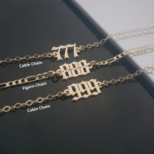 Angel Numbers Bracelet/Anklet, Angel Numbers, Angel Number Bracelet Personalized, Lucky Number Bracelet/Anklet, Angel Number Pendant image 5