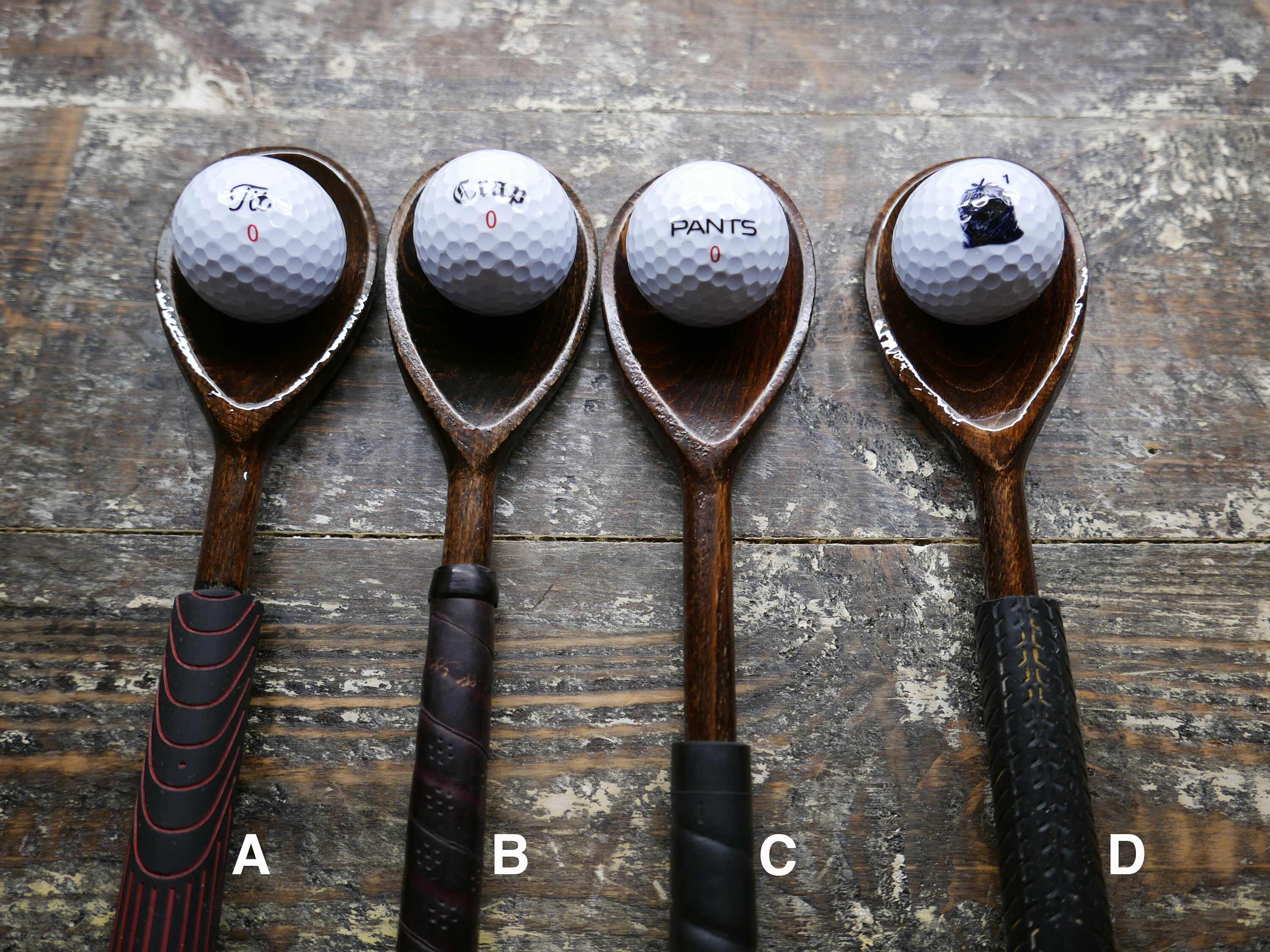 Golf Wooden Spoon 3 Booby Prize Worst Golfer Rubbish Golfer Etsy