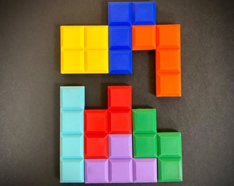 Tetris magnets - retro arcade gaming fun!
